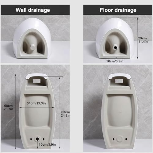 High-Efficiency Wall-Mounted Intelligent Sensor Urinal, Anti-Odor Ceramic Design for Commercial Use in Bars, Hotels, and Bathrooms, Eco-Friendly Flushing System