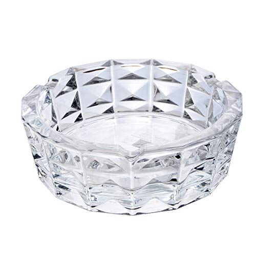 Cendrier en verre transparent lavable pour éliminer les cendres facilement - 2