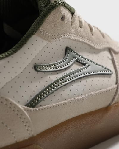 Lakai Cambridge Low-Top Skateschuhe Herren – Skateboardschuhe für Herren, griffig & atmungsaktiv, langlebige Skater Schuhe – Creme Wildleder, EU 44,5