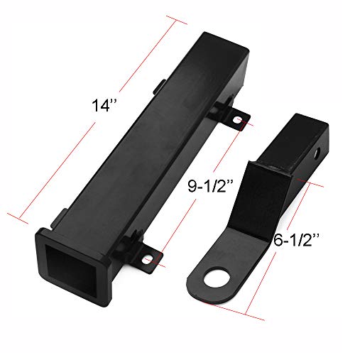 Hodenn Golf Cart Rear Seat Trailer Hitch With Receiver Fit For Footrest-Club Car,Ezgo,Yamaha #TOP2