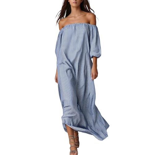 Robe longue fluide pour la plage et sorties estivales légères