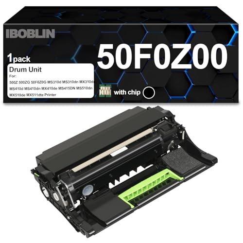 Tambour d'imprimerie 50F0Z00 noir pour modèles MX310dn MS410dn