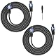 GCTBL 3M 2Pack Speakon auf Speakon Kabel, Professionelles 12 Gauge Audiokabel DJ/PA Lautsprecherkabel mit Twist Lock