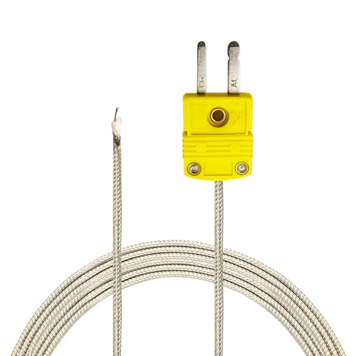 PerfectPrime TL0700, K-Type Sensor Probe for K-Type Thermocouple Thermometer/Meter in Temperature Range from to to 700 °C/ 1292°F