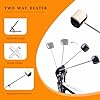 Vaisoeny Double Bass Drum Pedal, Double Chain Bass Drum Pedal, Double Kick Pedal for Bass Drum，Drum Set Kit and Electronic Drums (V-SZ11) #2