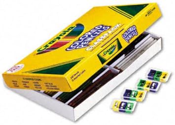 Crayola Colored Woodcase Pencil Classpack, 3.3 mm, 12 Assorted Colors/box