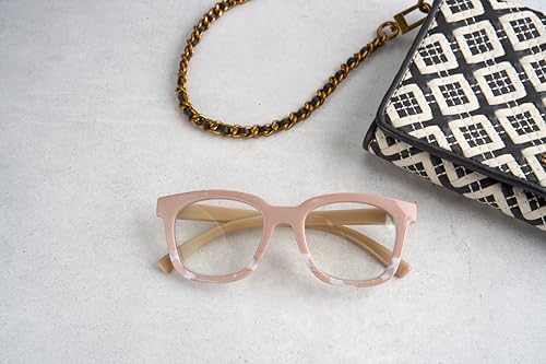 Image of Peepers by PeeperSpecs Women's to The Max Square Blue Light Blocking Reading Glasses