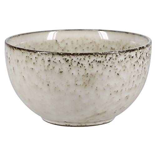Bia Cordon Bleu S/4 Rustico Soup/Cereal Bowls (24Oz), Cream, Contains 4 Pieces #TOP1