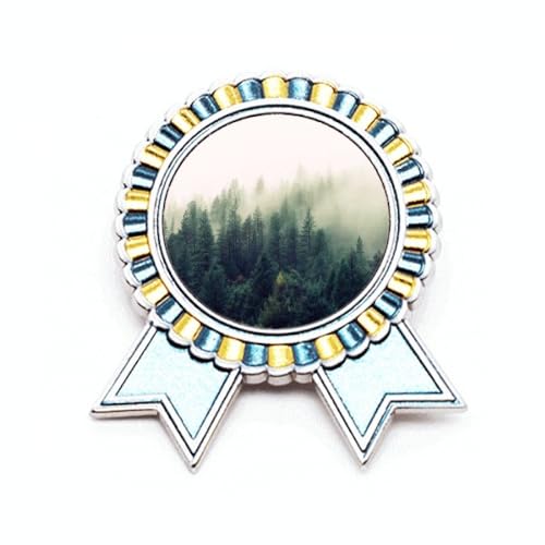 Broche nature Fog ry en métal taille M pour accessoiriser vos vêtements