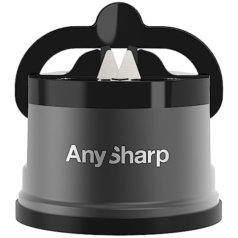 AnySharp Pro Knife Sharpener, One Size, Red Cover