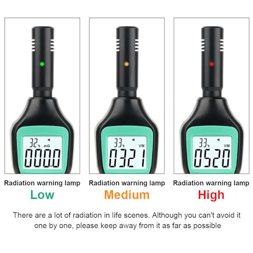 Medidor EMF Digital con LCD para Hogar y Oficina miniatura 3