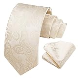 Bindebreite: 8,5 cm; Bindungslange: 59 Zoll (150 cm); Taschentuchgrobe: 25 cm x 25 cm (10 Zoll x 10 Zoll); Kunsthandwerk: Jacquard Krawatte; Das Paket beinhaltet: Krawatte und Taschentuch