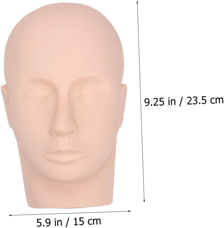 Silicone Makeup Mannequin Head Lash Training Tool Eyelash Extension Practice Head