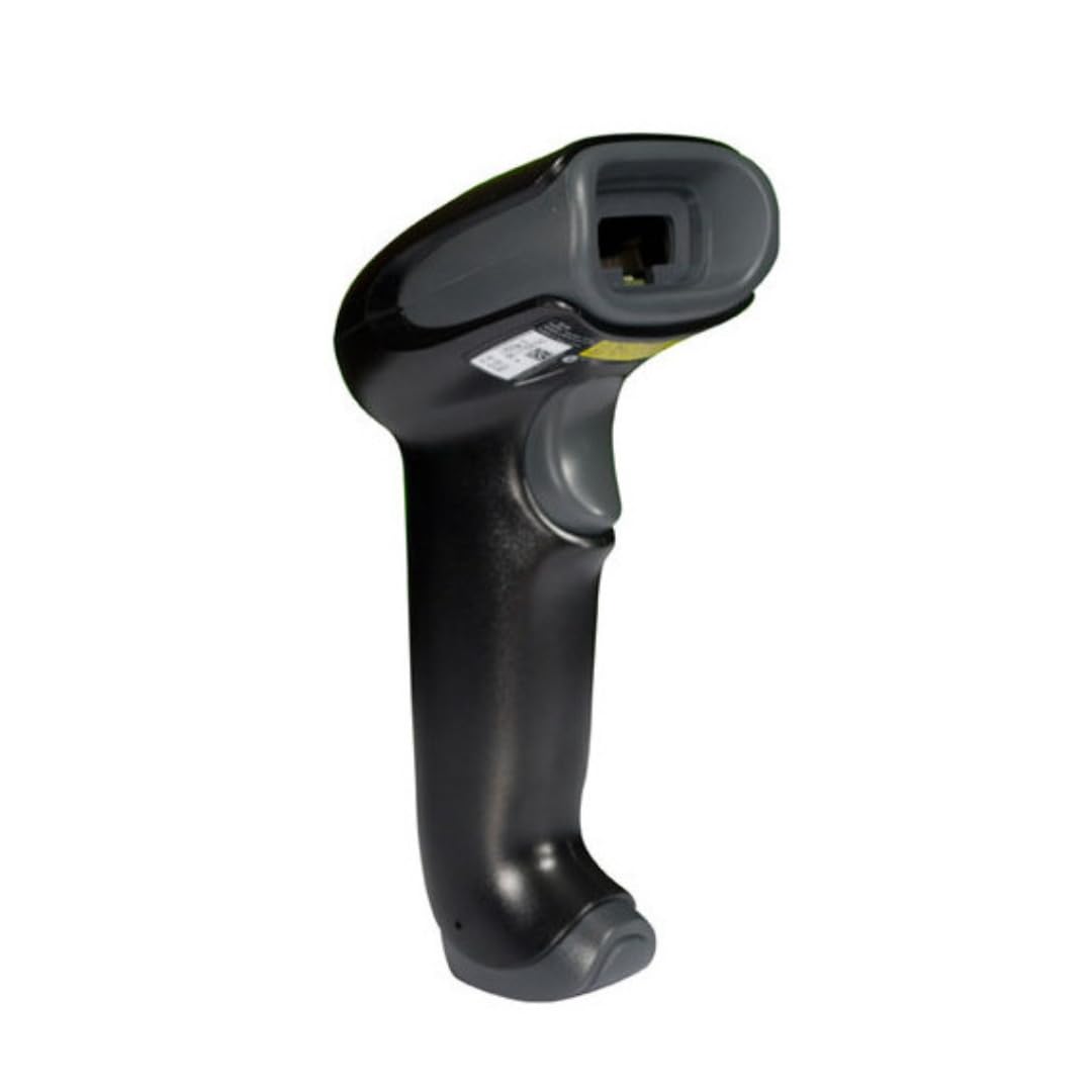 Honeywell 1250G-2USB 1D, escáner Negro (1250g-2), sin Soporte de presentación, Cable USB Tipo A 3m en Espiral (CBL-500-300-C00) y escáner de documentación 1250G 1D Cable USB en Espiral Negro 3M