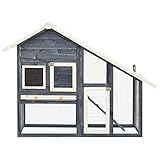 holzrampen kaufen Dieser Kaninchenstall bietet Ihren Haustieren viel Bewegungsraum, während das enge Stahldrahtgeflecht dazu beiträgt, schelmisches Verhalten und unerwartete Unfälle zu verhindern.