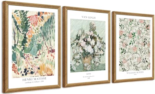 Fantasy Artists Framed Colorful Wall Art Set of 3 Impressionism H...