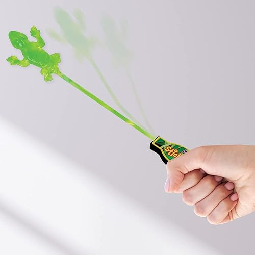 Miniatura 4 de ArtCreativity Juego de 6 agarradores de lagartos pegajosos, juguetes para niños que se pegan en las paredes, juguetes lanzadores para niños y niñas,