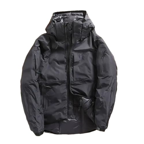 Doudoune épaisse à capuche pour homme un blouson parka classique et ample FULBHPRINT