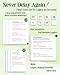 hi!SCI Password Keeper Book with Colorful Alphabetical Tabs, Small Pocket Password Logbook for Seniors, 4.7 x 6.2