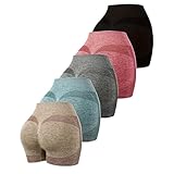 Lot de 5 shorts de yoga de qualité supérieure : ces shorts de sport pratiques offrent un ajustement et un confort parfaits. Tissu respirant de qualité supérieure pour une liberté de mouvement optimale pendant l'entraînement, le yoga ou la vie quotidienne. La taille haute assure une silhouette flatteuse.