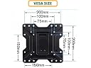 PROSAC Universal Heavy Duty TV Wall Mount Stand for 14 to 42 Inch LED/HD/Smart TV’s, Full Motion Universal TV Wall Mount Bracket with Swivel & Tilt Adjustments VESA 100x100 to 200x200 (Max Load-30kg,) gallery image