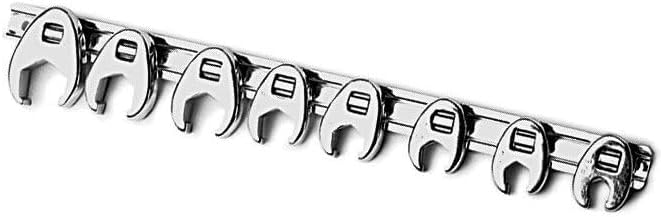 Performance Tool W351 8 Piece 3/8" Drive SAE Crows Foot Wrench Set (3/8" to 7/8")