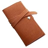 Jewelry Roll Organizer Travel | Bolsa de joyería enrollable - Bolsa plegable para collar - Para mujeres viajeros de bodas y eventos especiales participantes entusiastas del estilo de vida