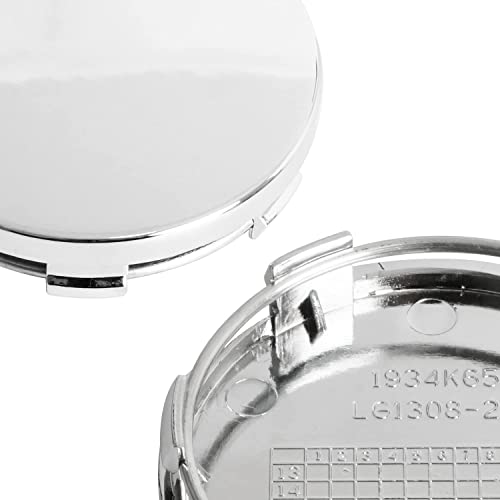 Kitspro 2.6Inch 65Mm Wheel Center Caps For Ford Expedition Explorer Ranger F150 Rim Hub Caps Fl34 1A096, Pack Of 4 (Chrome, Outer 65Mm, Inner 61Mm) #TOP6