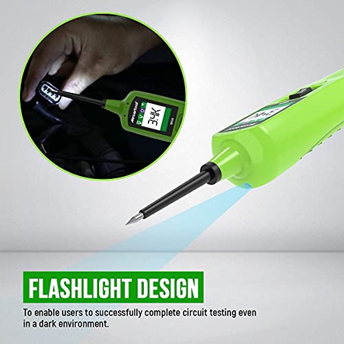 MR CARTOOL B530 Automotive Power Circuit Probe Tester 12V/24V Electrical Short Circuit Finder with 33ft Extension Cable for Car Truck Motorcycle Vehicle Electrical Systems - Thumbnail 5