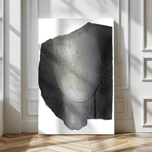 Affiche sur toile noir et blanc grand format 30x45 cm pour salon