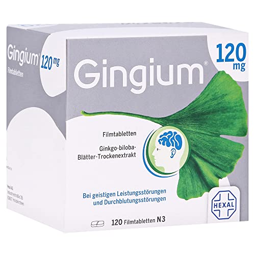Gingium 120mg Filmtabletten 120Stk inclusive einer Handcreme von vitenda Cover