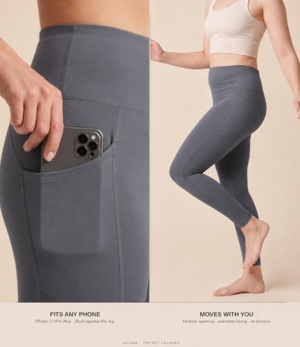 Image of NOVELLE Velune Leggings with Pockets for Women - Buttery Soft Squat Proof