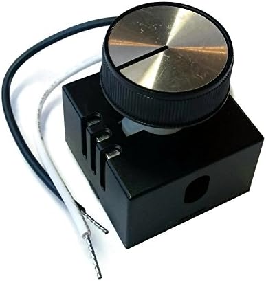Midwest Hearth Fan Speed Control Kit | Fireplace and Stove Blowers | On/Off Variable Speed Controller with Rheostat Knob and Hardware