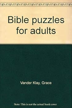 Paperback Bible Puzzles for Adults Book