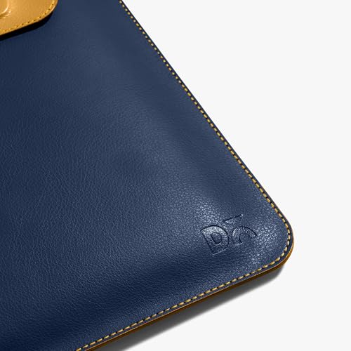 Image of DailyObjects Space Blue-Mustard SnapOn Envelope Sleeve for MacBook Pro 38.01cm (15 inch)