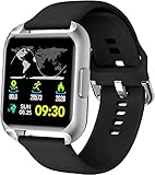 MAXTOP Smartwatch Herren,1.4 Zoll Touch Fitnessuhr mit Blutsauerstoff Herzfrequenz,Fitness Armbanduhr mit Schlafmonitor Musiksteuerung,Fitness Tracke IP67 Wasserdicht Smart Watch für Android iOS