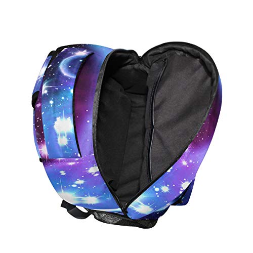Galaxy Wolf School Backpacks For Kids Boy Girls 3D Animal Star Space Backpack Bookbags School Bag Daypack 14 Inch Laptop Backpacks Camping Travel Outdoor Shoulder Bag #TOP5