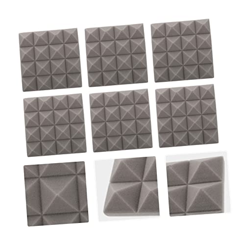 TOYANDONA 22 piezas Paneles Acústicos Gris Absorbentes de Sonido de Alta Densidad para Estudios de Grabación Teatros en Casa y Salas de Práctica Material Retardante de Llama para Mayor Seguridad miniatura 5
