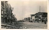 Town After Earthquake, Mar. 10, 1933 Compton California Original Real Photo Postcard (RPPC)