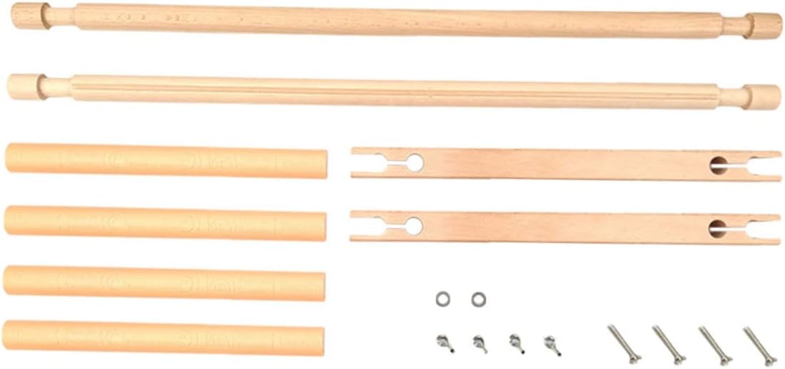 Uonlytech Beech Wood Cross Stitch Frame for Embroidery Adjustable Rack for Tapestry Suitable for Beginners and Professionals for Craft Projects