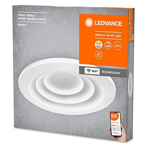 Plafonnier LED WiFi LEDVANCE ORBIS blanc 50cm à couleur variable compatible Alexa - 2