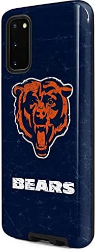 Skinit Pro Phone Case Compatible with Galaxy S20 - Officially Licensed NFL Chicago Bears - Alternate Distressed Design