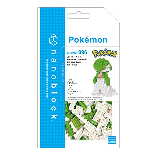 nanoblock Bandai Gardevoir Pokemon Model Building Blocks Puzzles For Adults And Kids, Small - Image 2