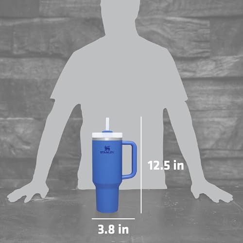 Stanley Quencher H2.0 Tumbler with Straw 40 oz | Flowstate 3-Position Lid | Cup Holder Compatible for Travel | Insulated Stainless Steel Cup | BPA-Free | Iris by Stanley - Image 7