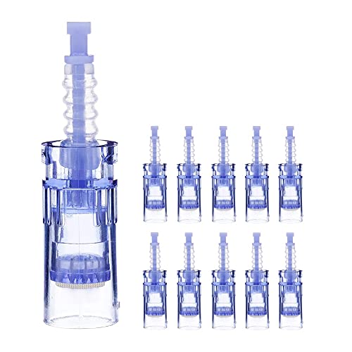 Dr. Pen Nano Round Needle Replacement Cartridges Pack Of 10 Pcs – Compatible With Dr Pen A6 Ultima #TOP11