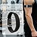 VANEST Arm Bicep Band Compatible with Whoop 5.0 One+Peak Fitness Life Tracker, Waterproof, Health and Fitness Wearable Heart Rate Monitor Accessories with Metal U Shape (Not for Gen 4) (Black)