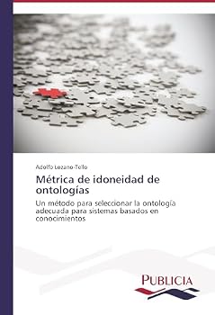 Paperback Métrica de idoneidad de ontologías [Spanish] Book