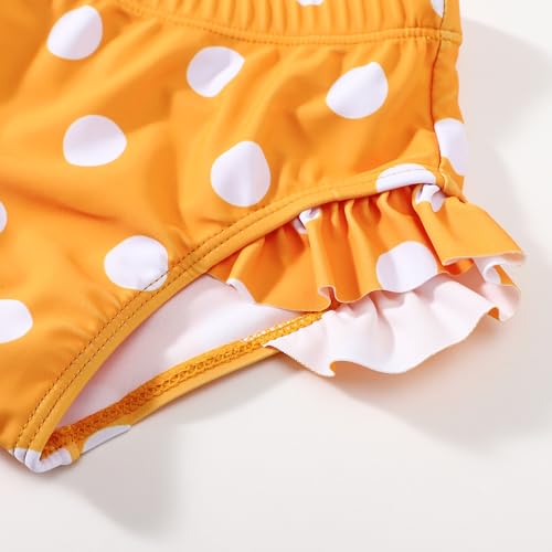 Image of Baby Swimsuit Girl Two Piece Bathing Suit Toddler Girls Summer Beach Ruffle Tankini Swimwear 1-7Y