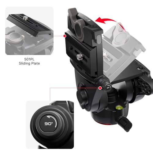 Image of Manfrotto Video kit, Head 500 Series (Fluid Head 500X)