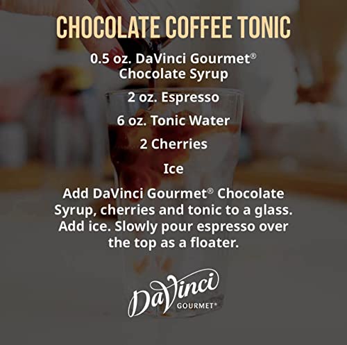 Image of DaVinci Gourmet Classic Chocolate Syrup, Natural, 25.4 Fluid Ounces (Pack of 4)
